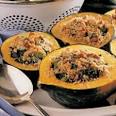 Acorn Squash with Spinach Stuffing Recipe | Taste of Home Recipes