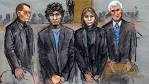 The Eerie Quiet in Court as Boston Bomber Dzhokhar Tsarnaev.