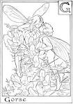 Fairy coloring page
