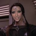 No luck finding her celebrity sex tape with Gul Dukat, though. - KimCardassian