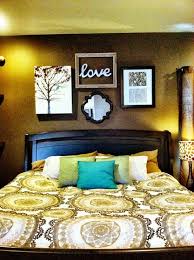 Master bed decor- over the bed idea.