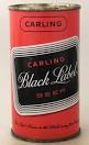 Carling Black Label Beer Can from Carling Brewing Co.