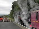 The Keighley and Worth Valley Railway's preserved Std 4MT 2-6-4T steam - via Daymix