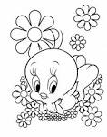Baby Tweety Bird Coloring Page - GINORMAsource Kids ...