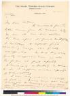 Letter to A.C. Lawson from William L Lawson, The Great Western ...