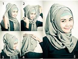 Hijab Tips: NEW CARA MEMAKAI JILBAB PESTA WAJAH BULAT