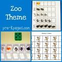 Preschool Zoo Theme Pre K Pages