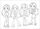 Bratz Coloring coloring page