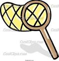 Butterfly net Vector Clip art