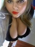 Self shot of live cam youngster girl with massive furry milk