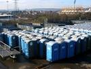 SK3888 : Portable toilets in Elliott Loohire depot - via Daymix