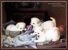 Animal Art - Horatio Henry Couldrey] The Little Mischief Makers - 1118111482