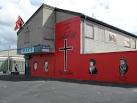 near to Lurgan, Ireland. Mural - via Daymix