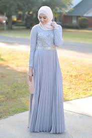 Busana Muslim Pesta 2016 Model Long Dress Modern | Tutorial Video ...