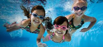 picture of children swimming