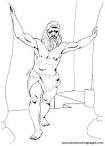 Samson and Delilah coloring page