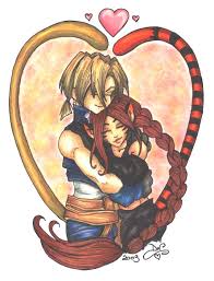 Final Fantasy IX Love (Zidane), Danaye Weber, SciFi Fantasy Art - zidane_katya