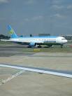 TQ0876 : An aircraft arriving from Uzbekistan - via Daymix