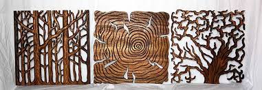 Tree Of Life Art Wall Decor carved natural wood pane|Kan Thai Decor