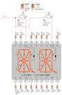 Alphanumeric hexadecimal 15-segment LED display - Robot Room
