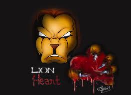 Lion Heart Digital Art - Lion Heart Fine Art Print - lion-heart-abhay-pratap-singh-tomar