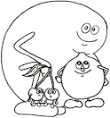 Vegetables coloring page