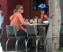 Bar Rafaeli and Leonardo Dicaprio in Hod Hasharon Israel