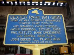 BrooklynBallParks.com - Dexter Park - img%2001%20dexter%20sign