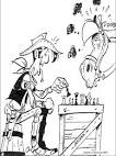 Lucky Luke coloring page