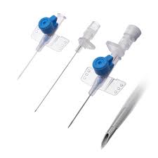 Intravenous Catheter with perforated flexible wings, with ...