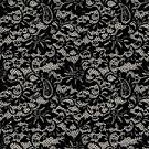 Black Lace Art Print by Heather Doyle | Society6