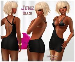Second Life Marketplace - June Black is an asymmetrical, barely ... - June%20Black%20Pic%20copy
