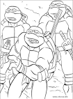 Ninja Turtles coloring page