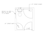 Small Bathroom Help 6'6'' x 5'. Convert Bedroom to Bathroom ...