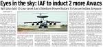 ASIAN DEFENCE: Indian Air Force to Induct Two More Awacs