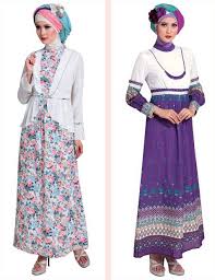 15 Gambar Baju Gamis Muslim Brokat Terbaru