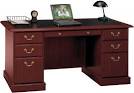 Bush Furniture EX45666-03 Manager's Desk, Saratoga Executive ...