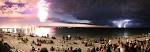 APOD: 2008 July 5 - Comet Between Fireworks and Lightning