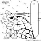 Elmo coloring page