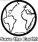 Earth Day coloring page