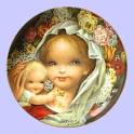 Sandra Kuck Mother Day: Picture Gallery of Limited Edition collectable ... - floral_mother_and_child