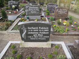 Grab von Gerhard Fokken (01.10.1904-06.02.1983), Friedhof Osteel