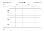 Print School Timetable