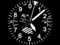 Windtee.com Aviation T-Shirt Art! - ' Altimeter ' Aircraft T-