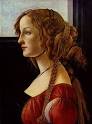 Sandro Botticelli - Porträt der Simonetta Vespucci