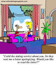 Dating Cartoons - Dating Service Apology