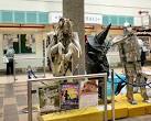 Three characters from the Wizard of Oz were in Clarendon Mall advertising - via Daymix