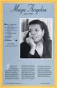 American Authors of the 20th Century - Maya Angelou Print at Art.