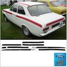 Ford Escort Mk1 Mexico Stripe Kit Decals Stickers RS GT AVO