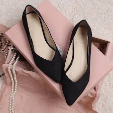 Size31 43, 2014 Summer Hot Pink Black Blue Women Shallow Pointed ...